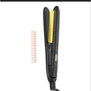 Conair The Curler Collective Ceramic Flat Iron-Black